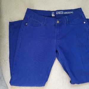 New York and Company Ankle Legging Sz 6 Blue Jeans